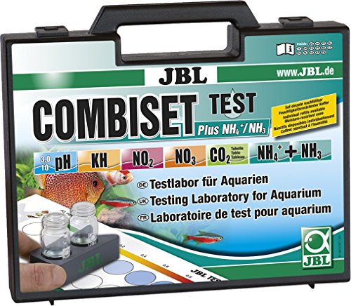 JBL Test Combi Set Plus NH4 25510 Testkoffer für Wasserwerte inkl. Ammonium-Test für alle Aquarien